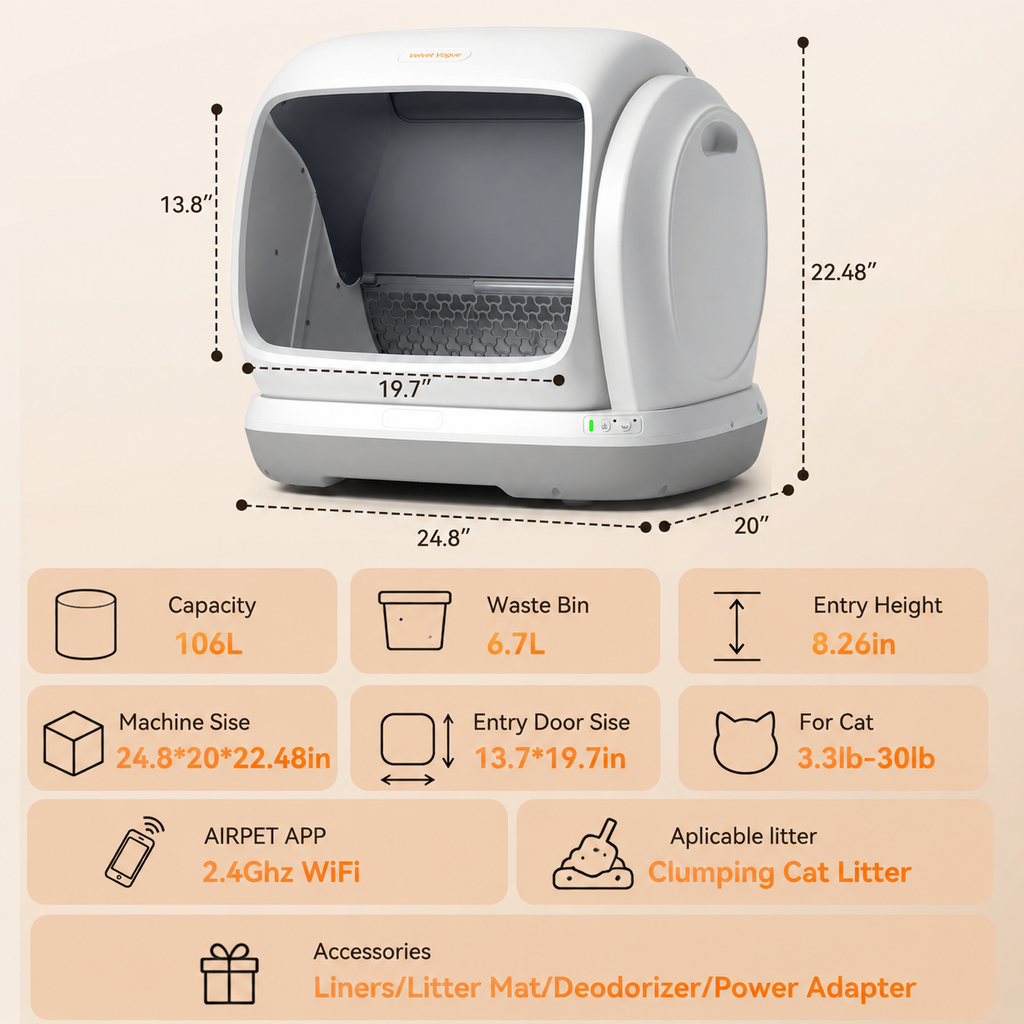 Self Cleaning Cat Litter Box