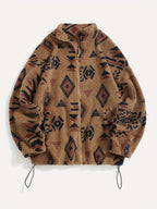 Rosalind Geometric Fleece Zip Jacket - image 13