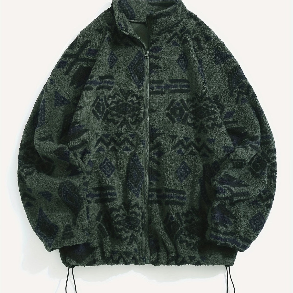 Rosalind Geometric Fleece Zip Jacket - image 2