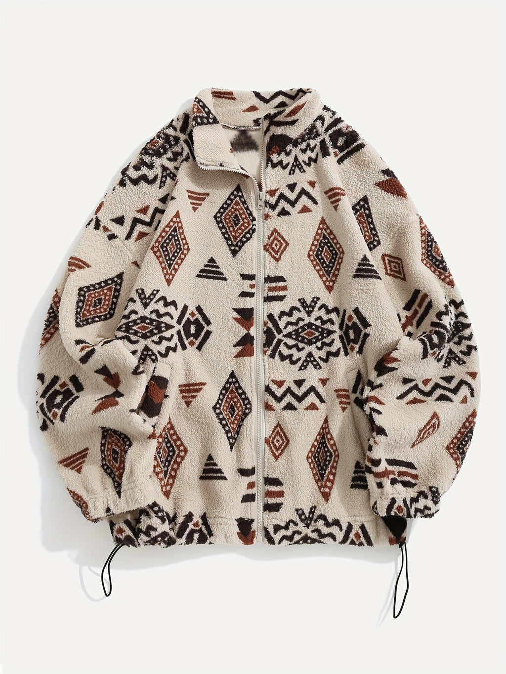 Rosalind Geometric Fleece Zip Jacket - image 4