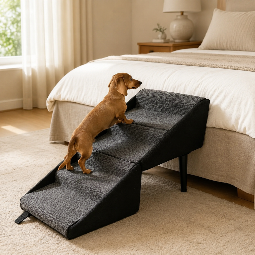 Convertible Pet Ramp & Step Stool for Dogs with Anti-Slip Design | Versatile Accessory for Safe Climbing
