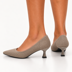 Nadia | Woven Knit Pointed Toe Pumps