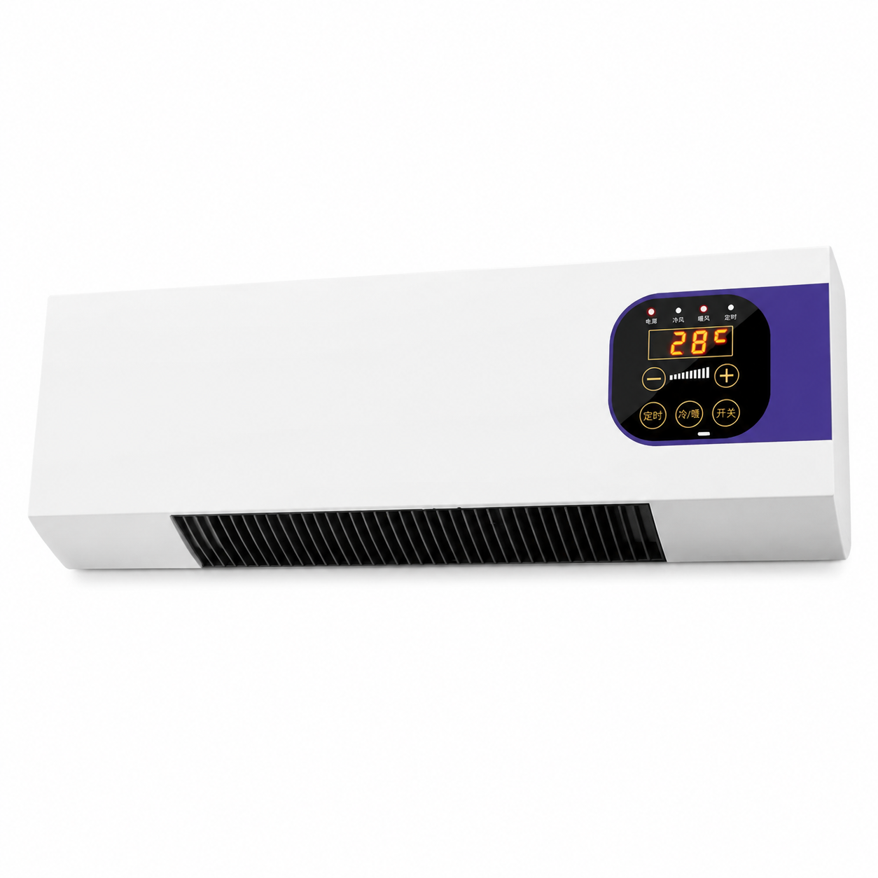 2000W Wall Mounted Space Heater with Remote – PTC Ceramic Heater & Fan