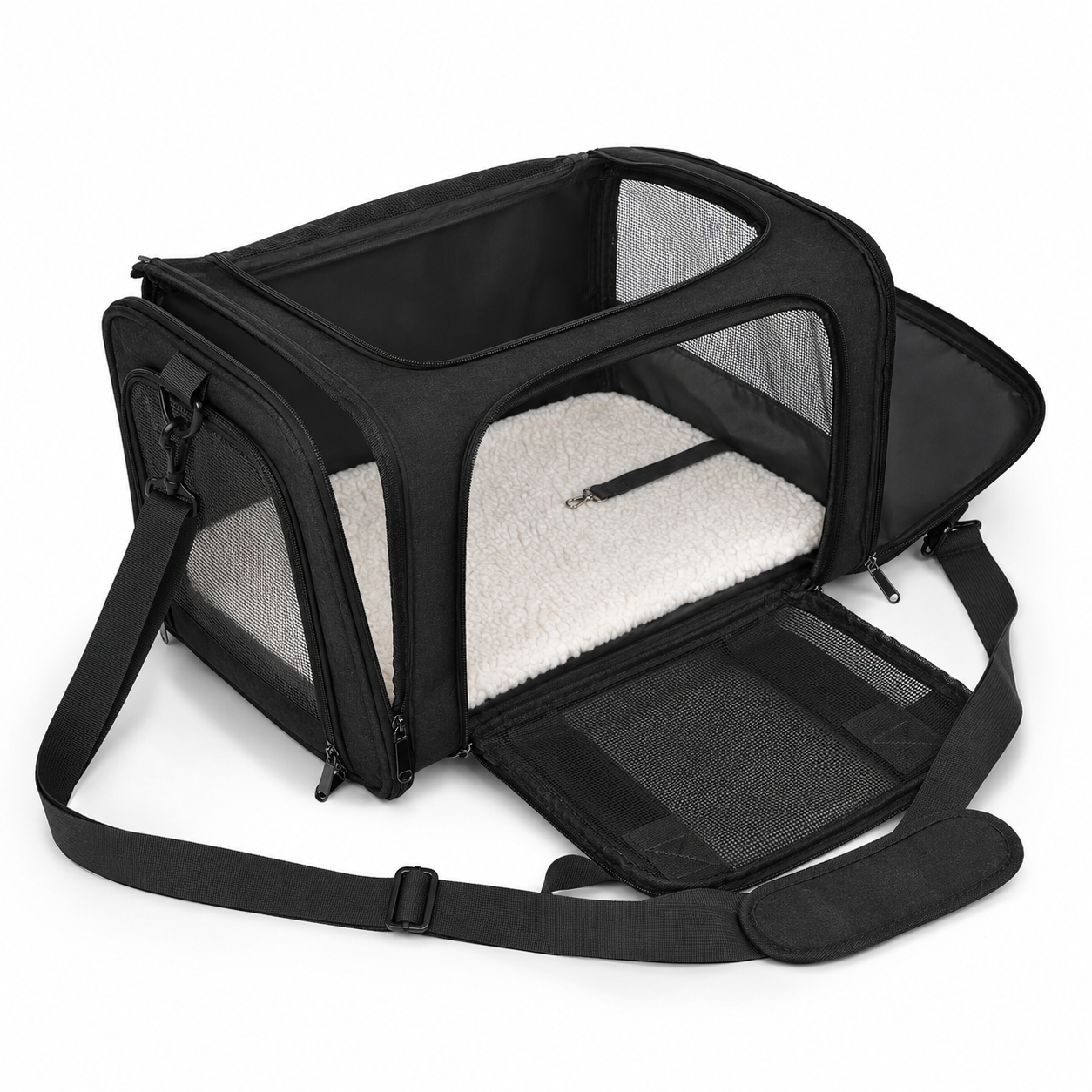 oft-Sided Cat Carrier for Small Cats & Dogs – Travel Bag