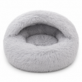 Plush Cat Cave Bed
