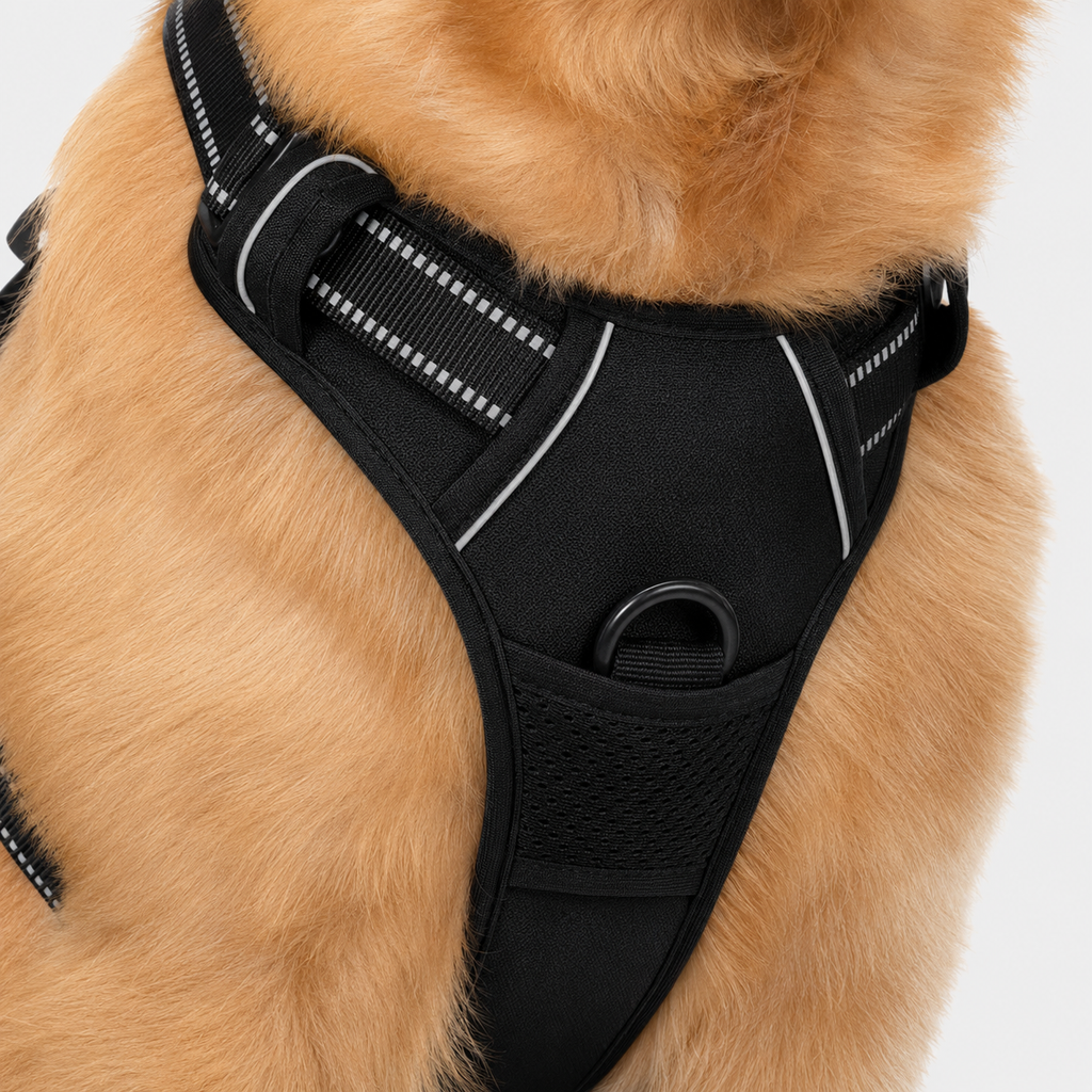 No Pull Dog Harness with Handle – Adjustable Padded Comfort Vest for Small, Medium & Large Dogs