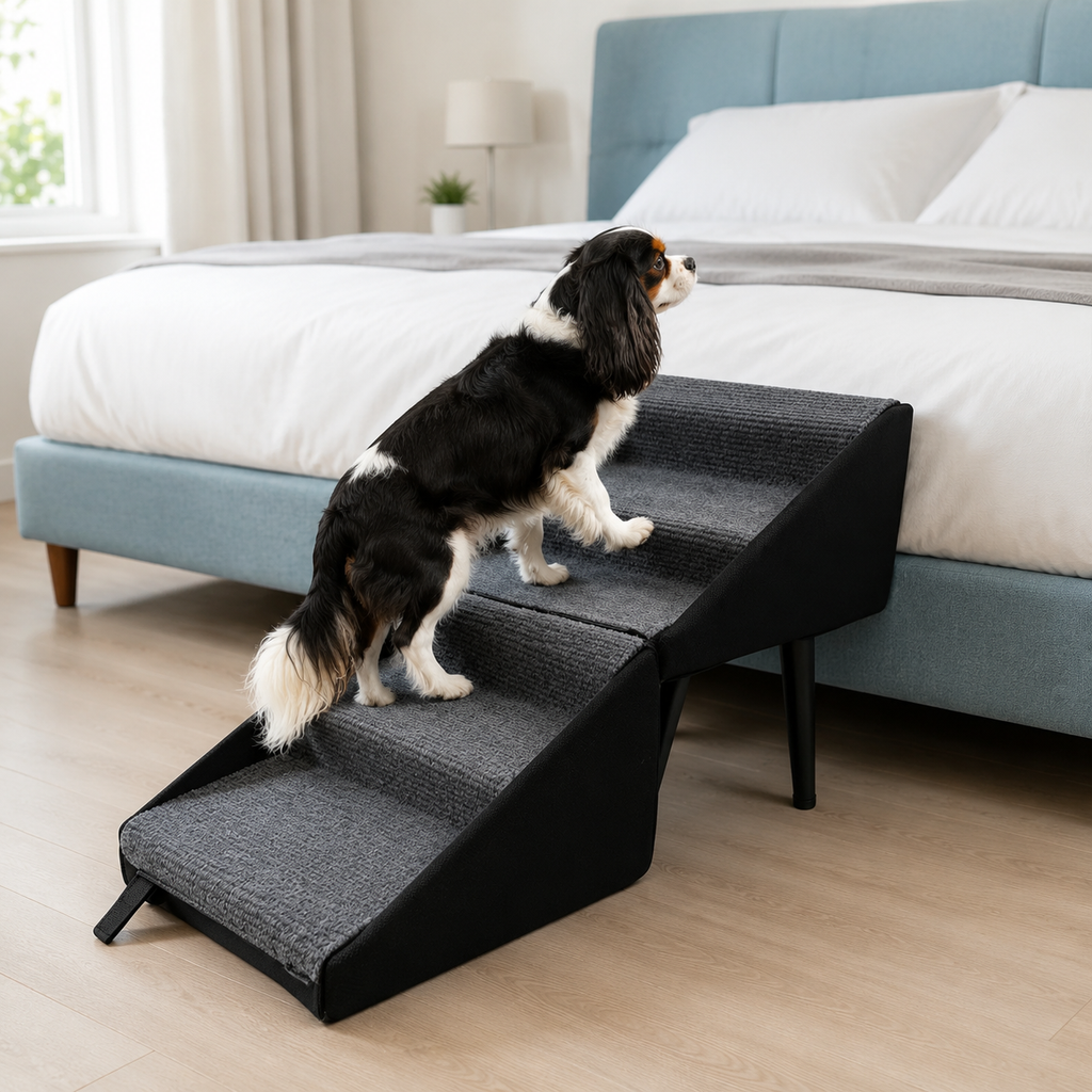 Convertible Pet Ramp & Step Stool for Dogs with Anti-Slip Design | Versatile Accessory for Safe Climbing