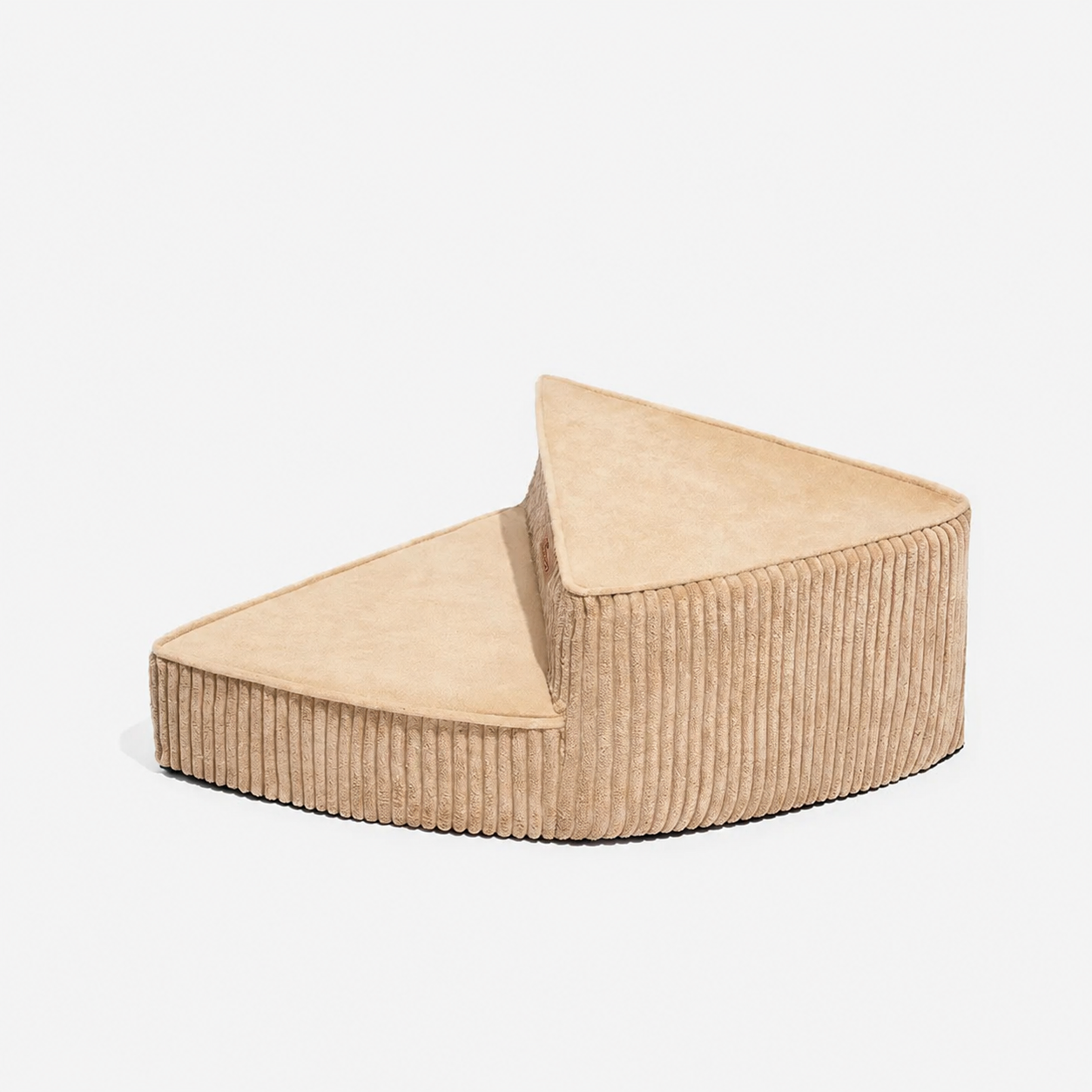 Spiral Dog Stairs for Bed – Corduroy Corner Steps That Hug the Furniture