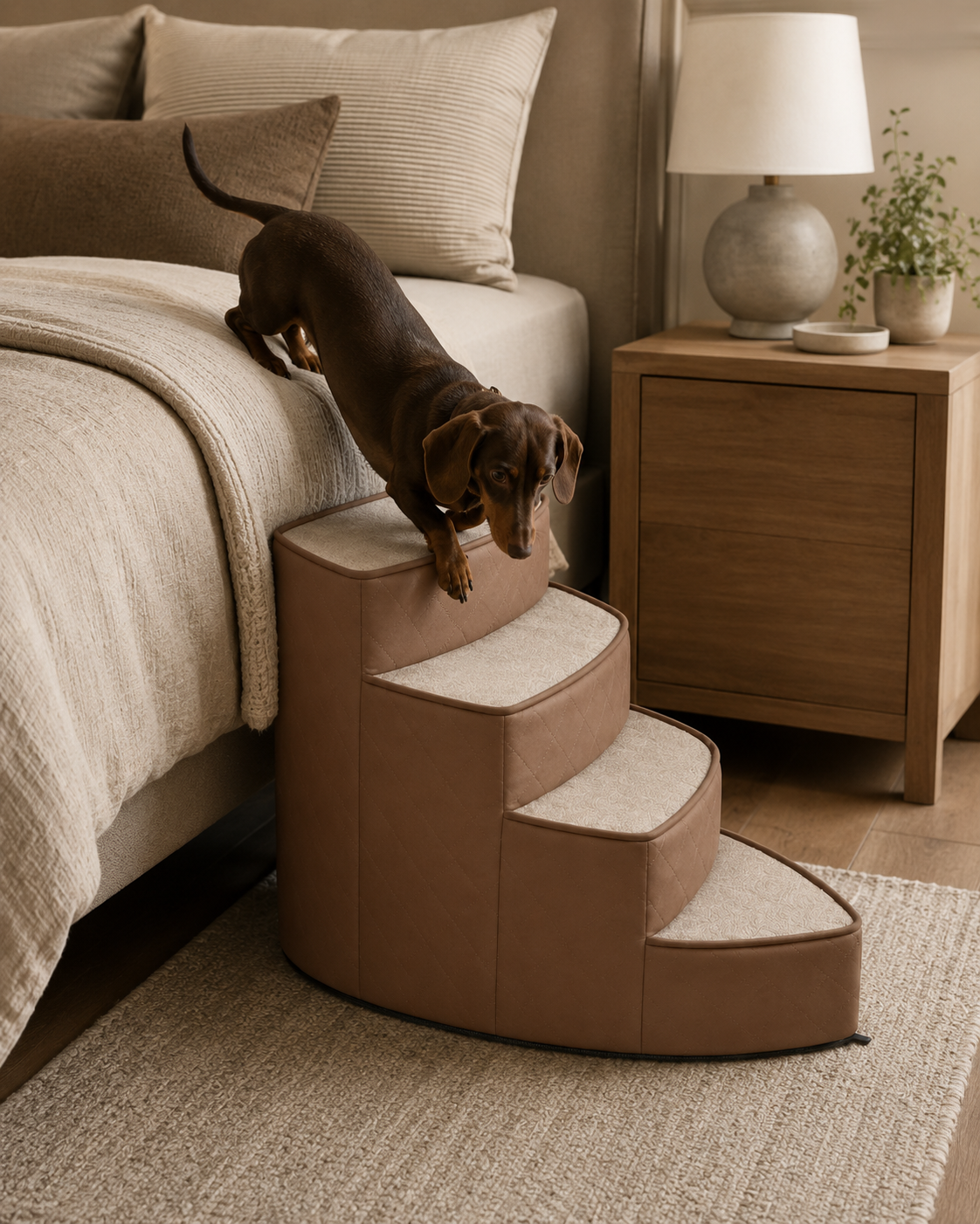 Dog Steps for Bed with Joint-Friendly Design |