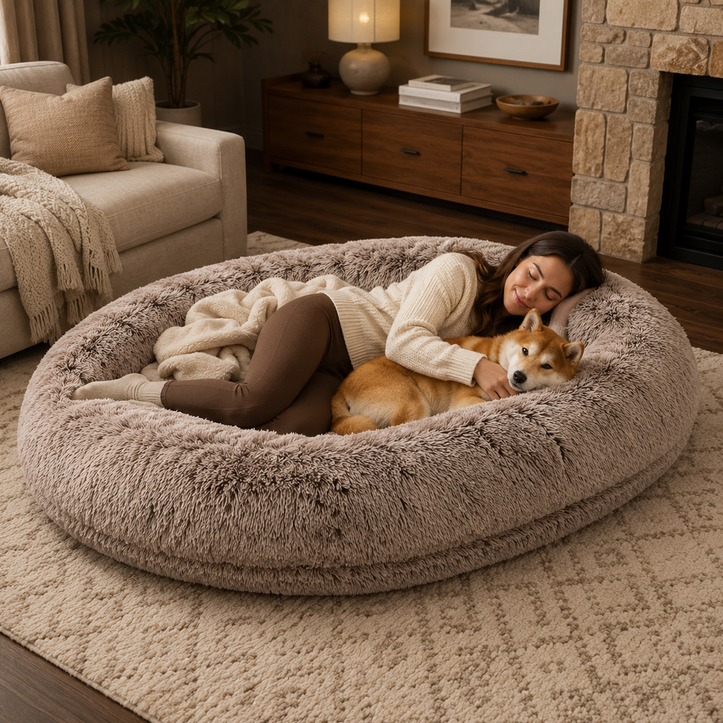 Ultimate Comfort | Large Dog Bed with Waterproof Design | Cozy Space for Deep Sleep