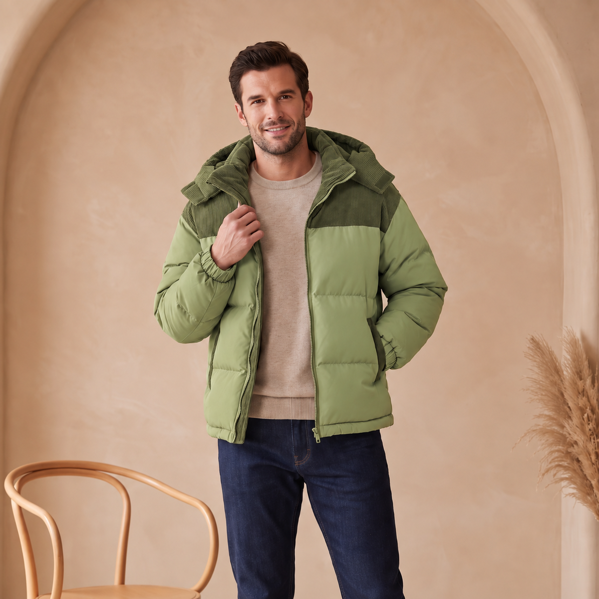 Garrison | Cozy Christmas Hooded Puffer Jacket