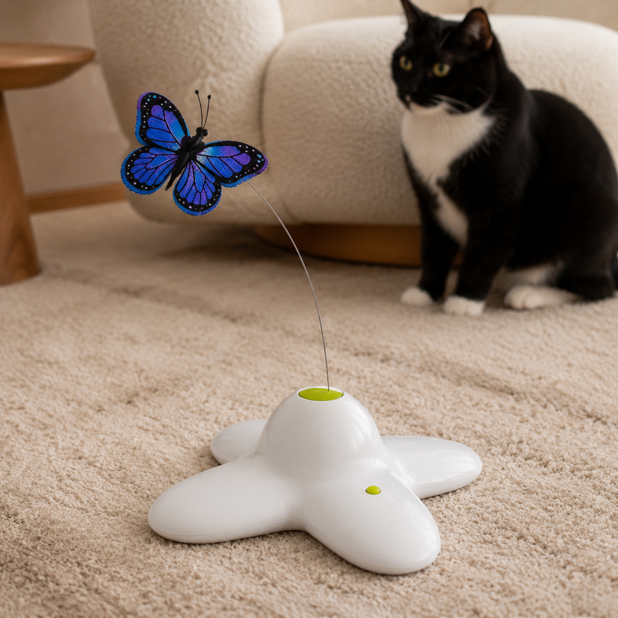 Automaic Butterfly Funny Cat Toy