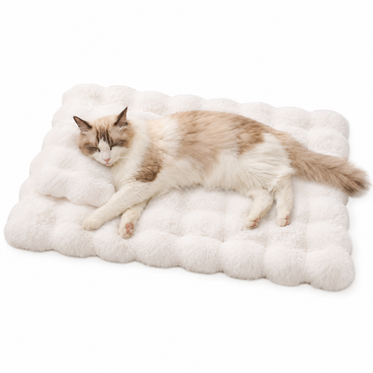 Ultra Soft Faux Fur Pet Mat for Cats & Dogs