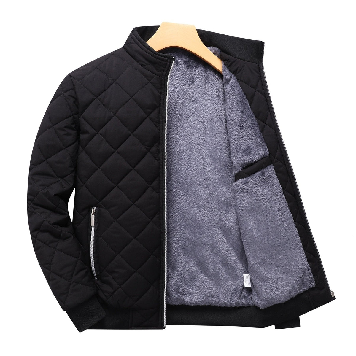Ferdinand Quilted Fleece-Lined Bomber Jacket - image 1