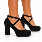 Grace | Pointed Toe Ankle Strap Pumps