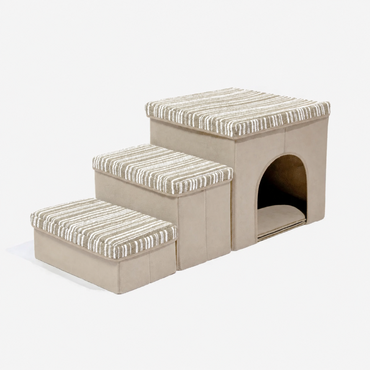 SnugNest | Dog Stairs for Bed with Hidden Storage | Stylish & Durable Accessory for Easy Pet Access