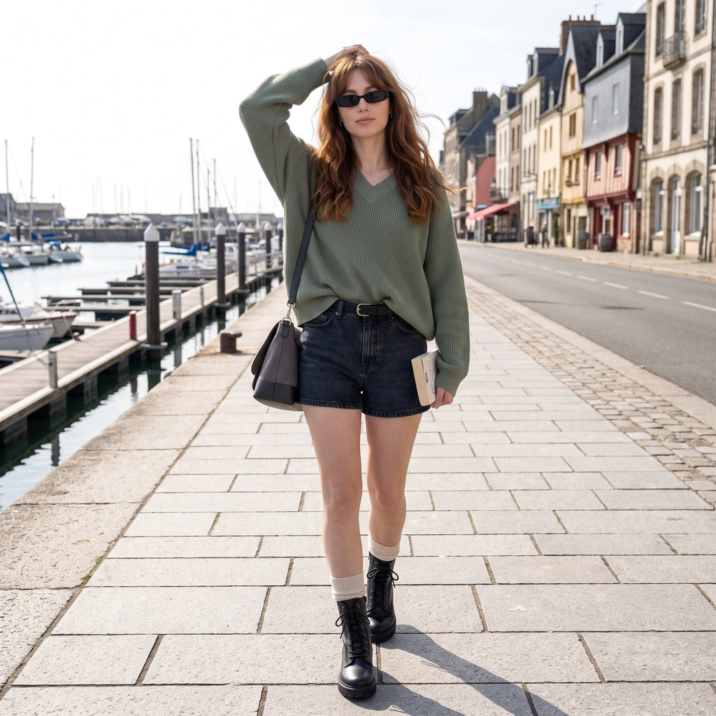 Balzac Womens Combat Boots