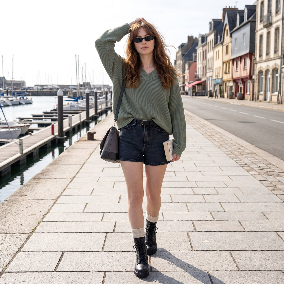 Balzac Womens Combat Boots
