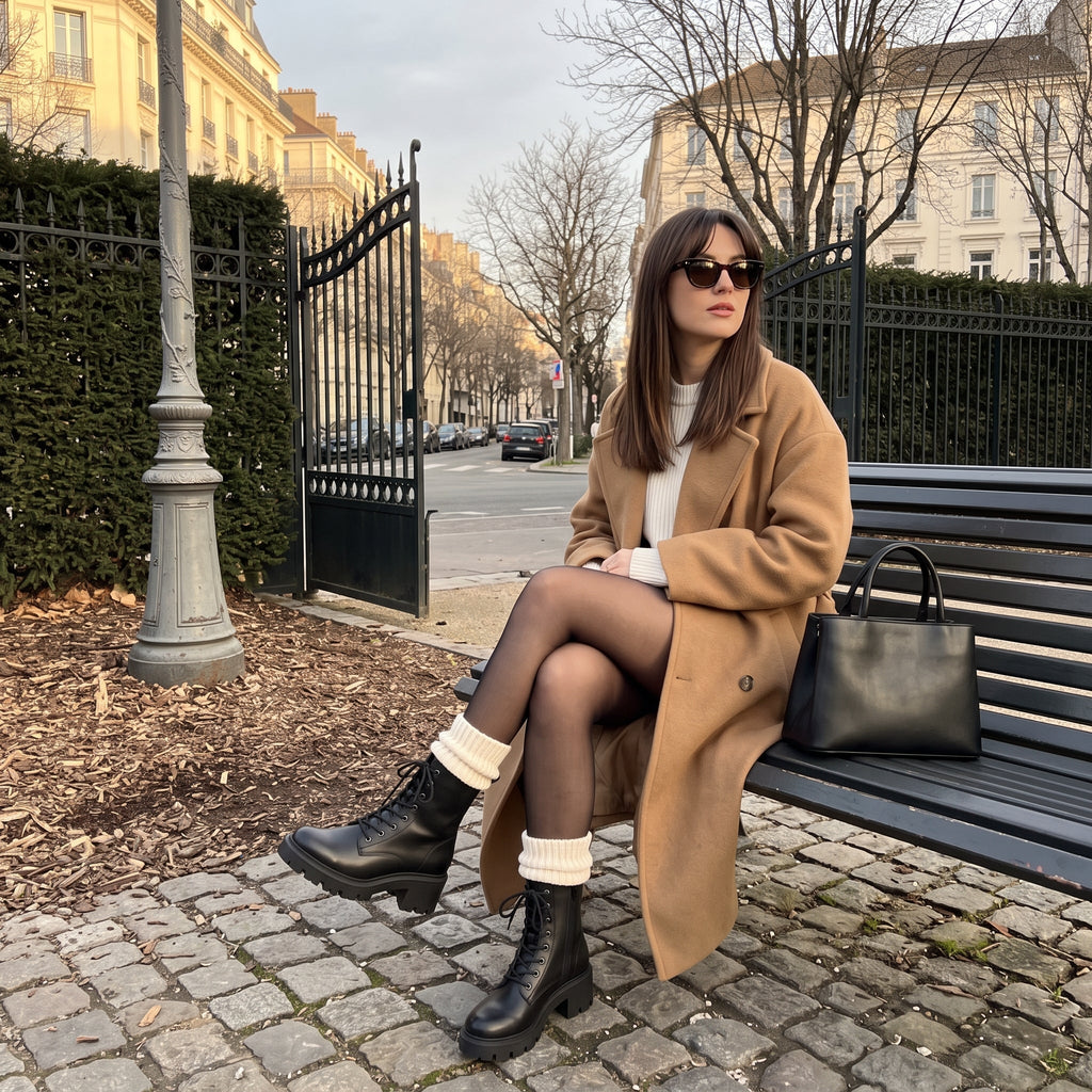 Balzac Womens Combat Boots