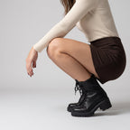 Balzac Womens Combat Boots