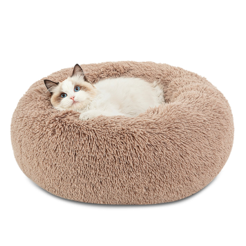 Calming Donut Bed for Dogs and Cats
