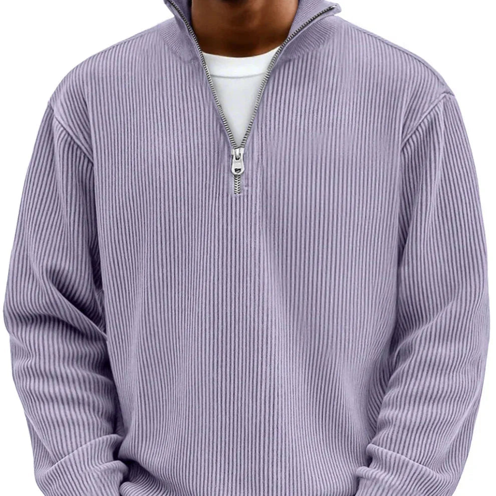 Chase | Stylish Zipper High Neck Sweater