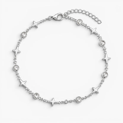 Beach Star Layered Anklet Set