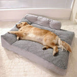 Large Dog Bed with Neck Support