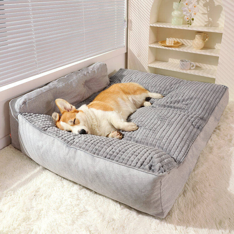 Comfort Haven | Large Dog Bed with Thickened Support | Cozy Design for Ultimate Comfort
