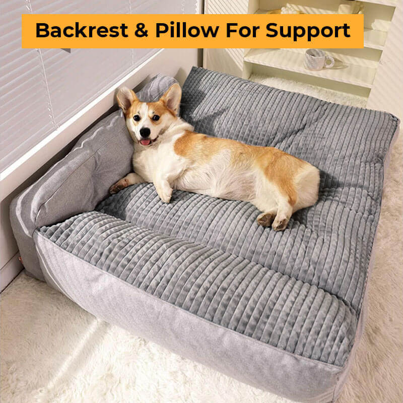 Comfort Haven | Large Dog Bed with Thickened Support | Cozy Design for Ultimate Comfort