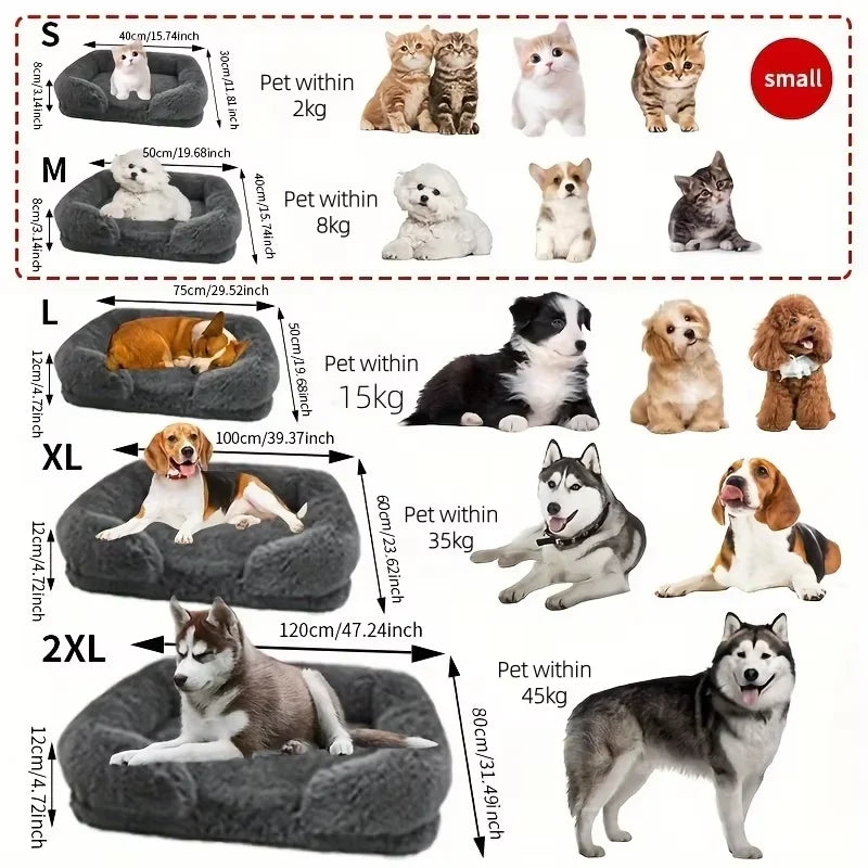Comfort Haven | Orthopedic Dog Bed with High-Density Foam | Supportive Design for Enhanced Comfort