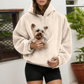Comfort Pet Hoodie | Dog and Cat Hoodie with Kangaroo Pouch for Cozy Carrying