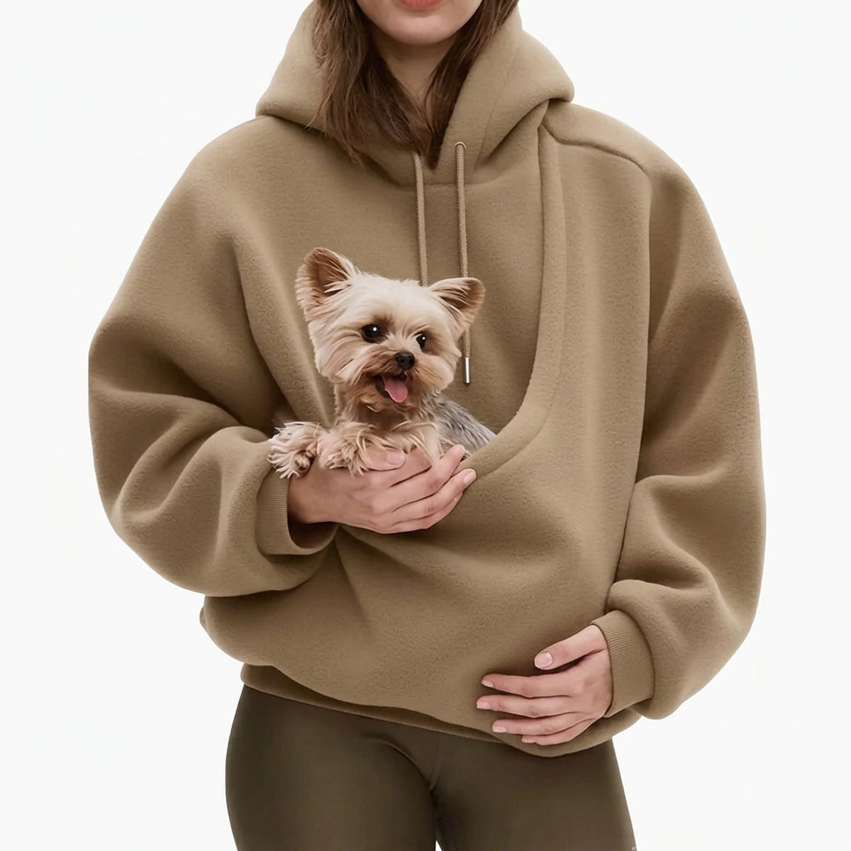 Comfort Pet Hoodie | Dog and Cat Hoodie with Kangaroo Pouch for Cozy Carrying