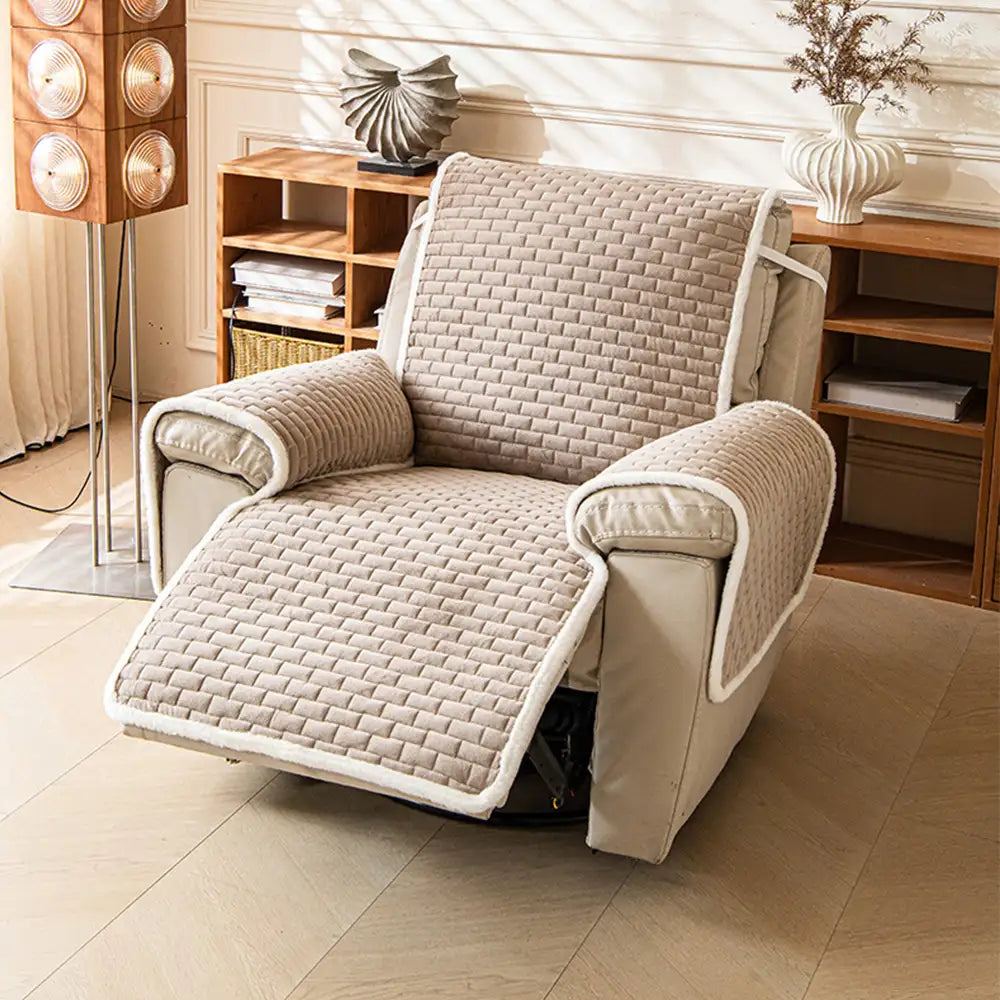 Cozy Cover | Plush Recliner Chair Cover with Scratch-Resistant Fabric | Non-Slip Design for Ultimate Comfort 10