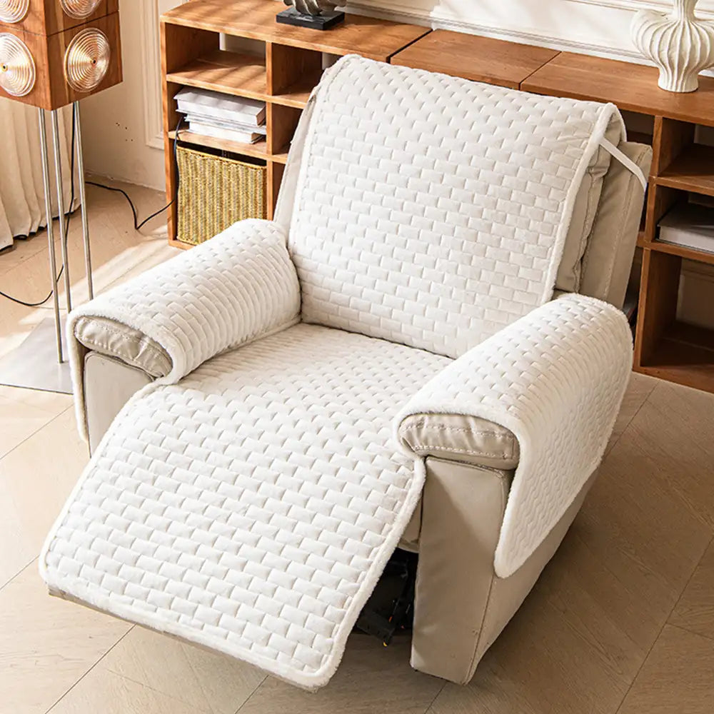 Cozy Cover | Plush Recliner Chair Cover with Scratch-Resistant Fabric | Non-Slip Design for Ultimate Comfort 11