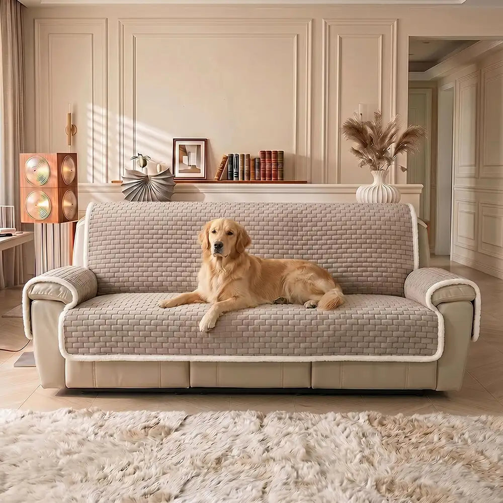 Cozy Cover | Plush Recliner Chair Cover with Scratch-Resistant Fabric | Non-Slip Design for Ultimate Comfort 2