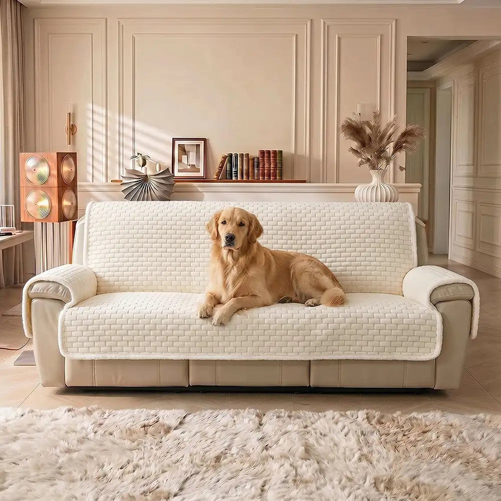 Cozy Cover | Plush Recliner Chair Cover with Scratch-Resistant Fabric | Non-Slip Design for Ultimate Comfort 3