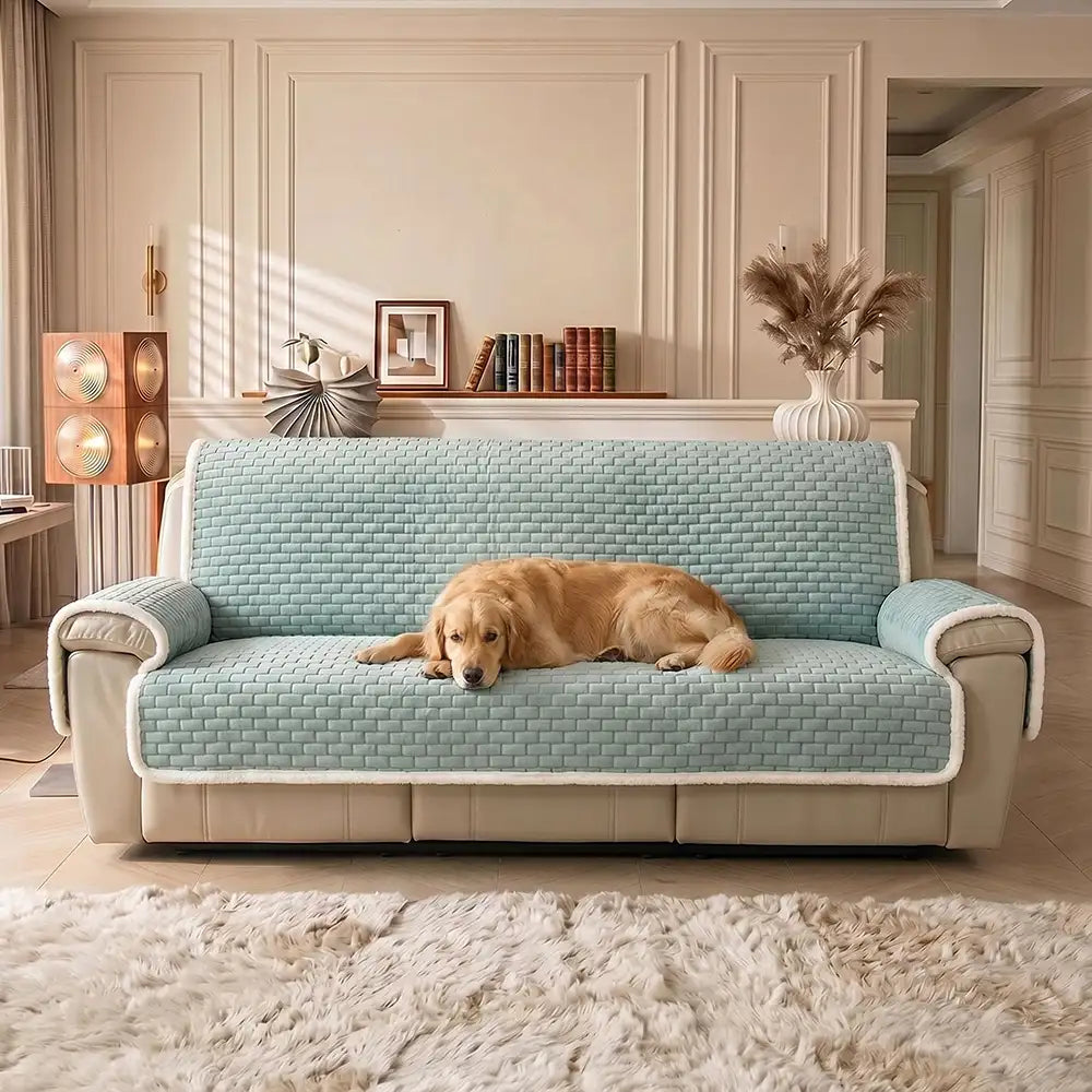 Cozy Cover | Plush Recliner Chair Cover with Scratch-Resistant Fabric | Non-Slip Design for Ultimate Comfort 4