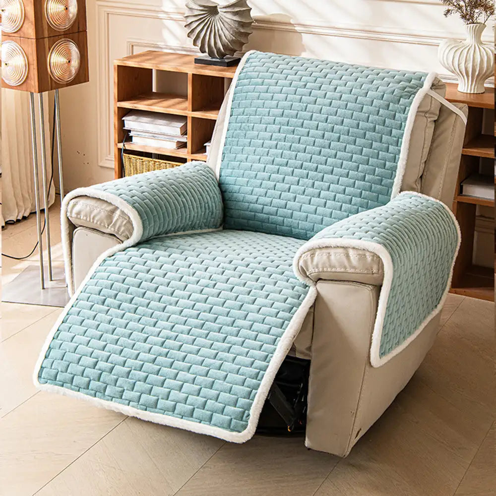 Cozy Cover | Plush Recliner Chair Cover with Scratch-Resistant Fabric | Non-Slip Design for Ultimate Comfort 9