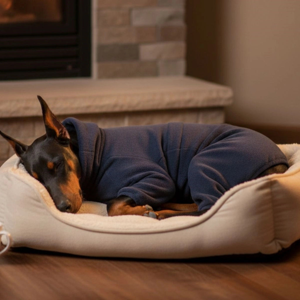 Cozy Fleece | Dog Snow Suit with Full-Body Coverage & Adjustable Fit for Cold Weather