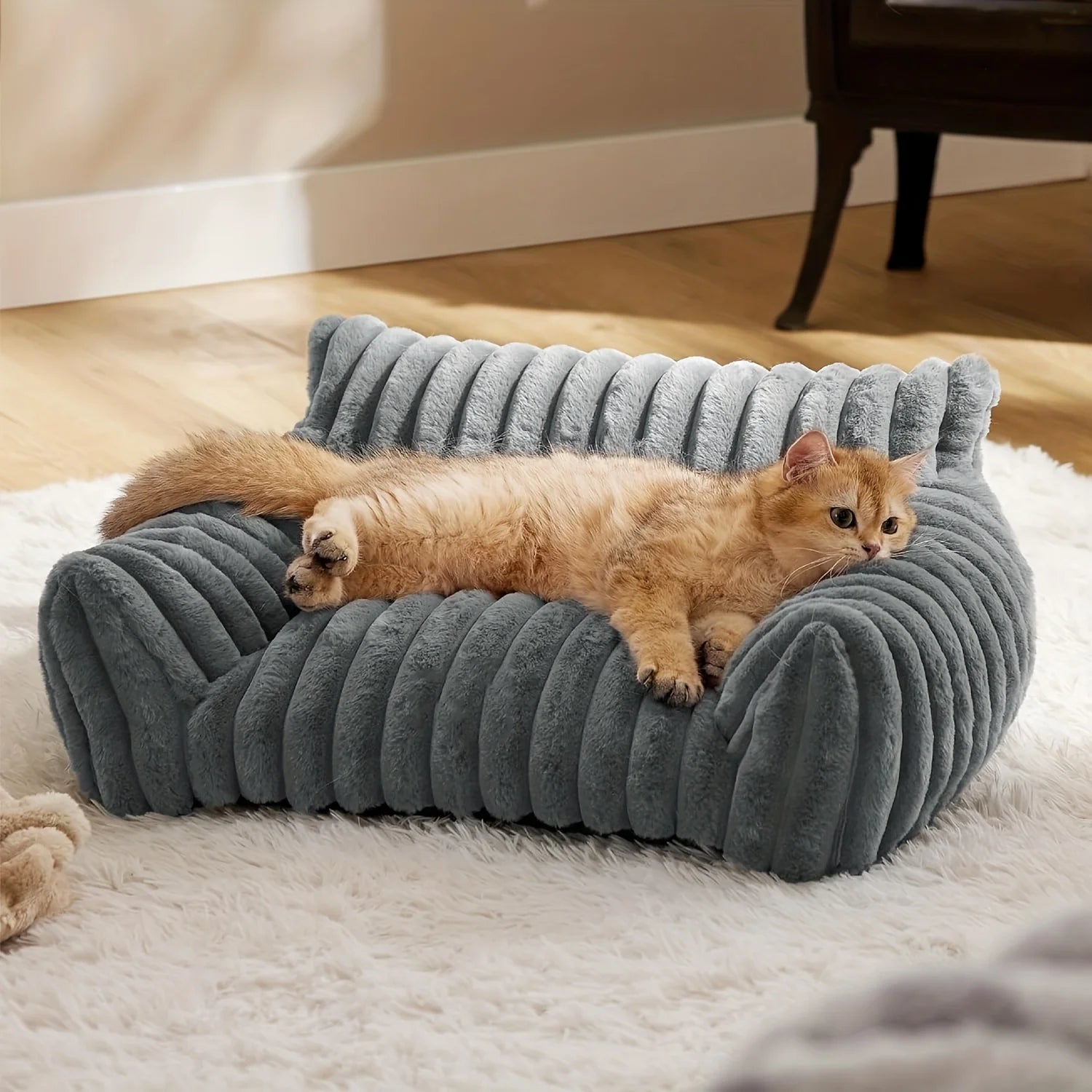 Cozy Haven | Cat Bed Sofa with Soft Cushion for Deep Sleep Comfort | Ideal for Medium Cats