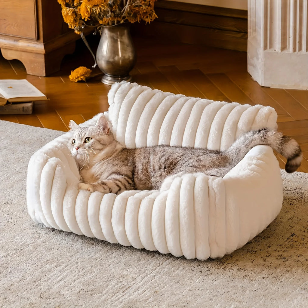 Cozy Haven | Cat Bed Sofa with Soft Cushion for Deep Sleep Comfort | Ideal for Medium Cats