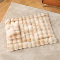 Cozy Haven | Ultra Soft Pet Mat with Stylish Wave Pattern | Multi-Purpose Comfort for Pets