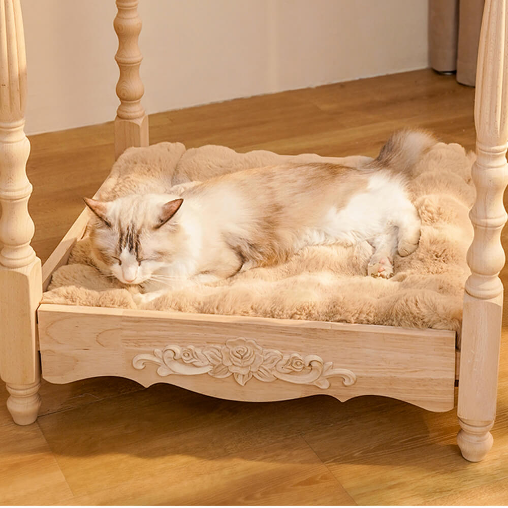 Cozy Haven | Ultra Soft Pet Mat with Stylish Wave Pattern | Multi-Purpose Comfort for Pets