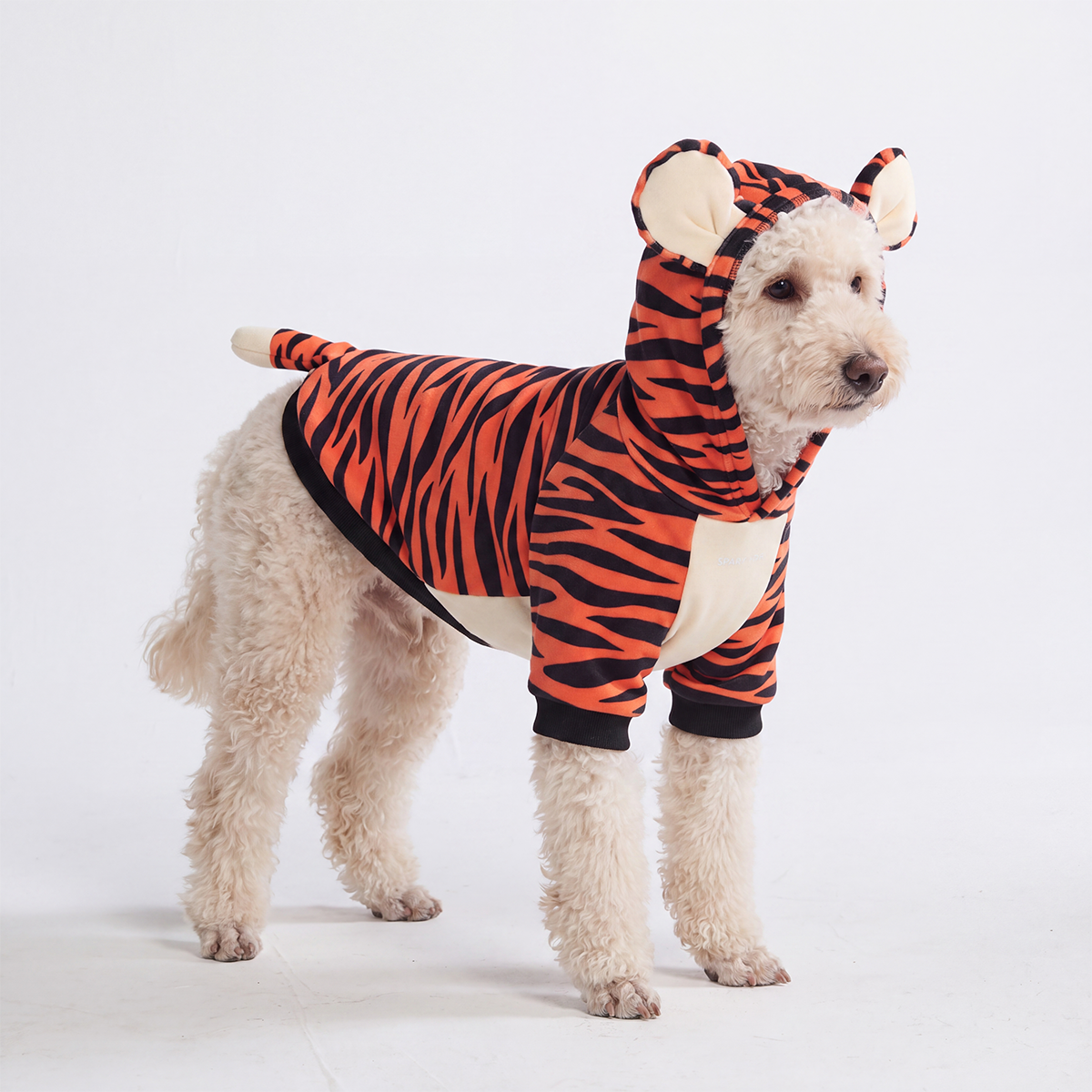 tiger print Halloween Dog Sweater