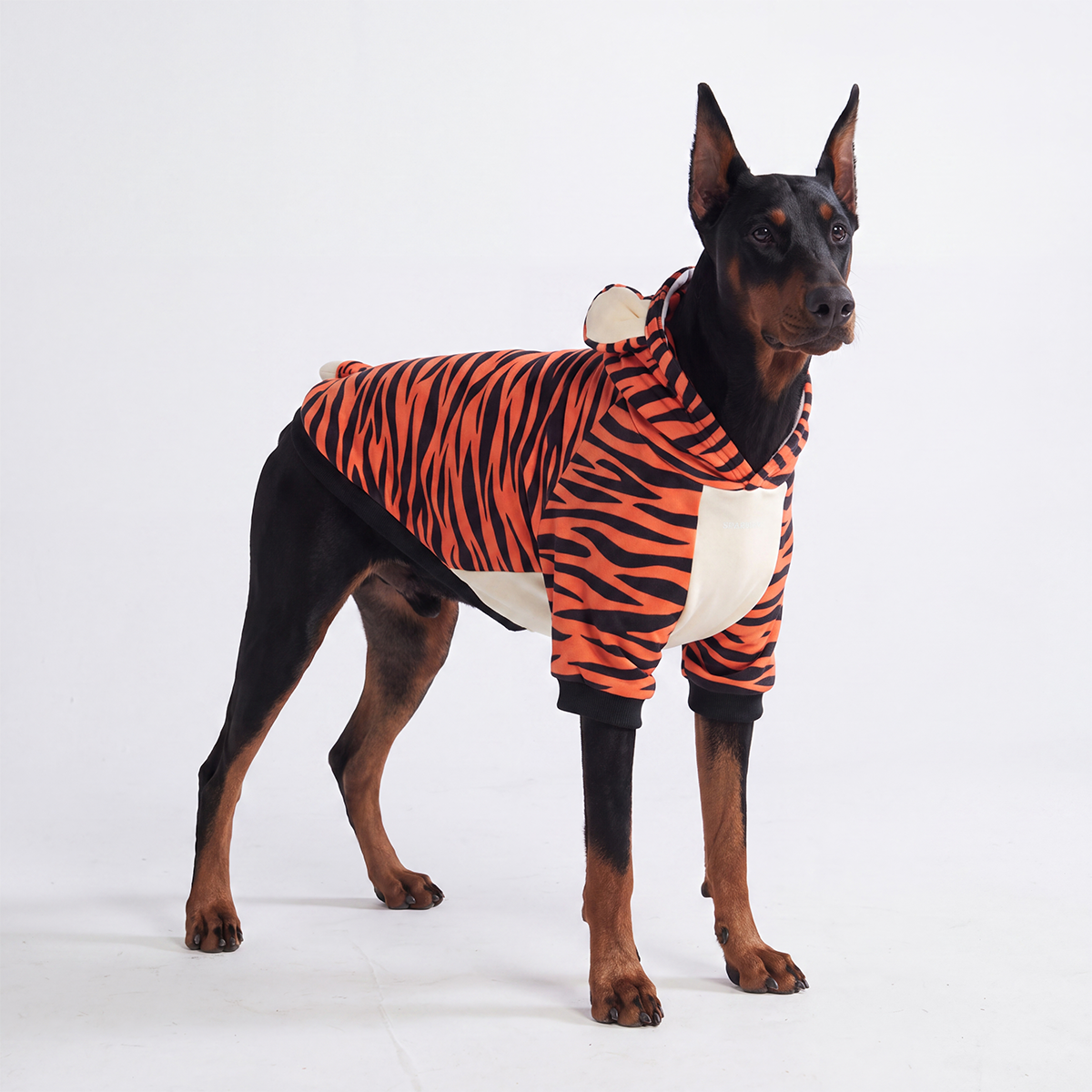tiger print Halloween Dog Sweater