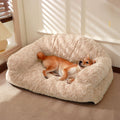 Cozy Pet Collection | Dog Bed with Ultra-Soft Faux Rabbit Fur | Removable Washable Cover for Ultimate Comfort