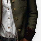 THEODORA | HERRINGBONE TWEED JACKET