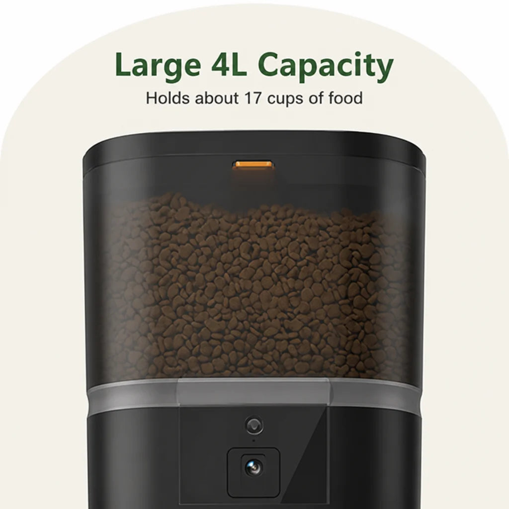 Built-In Camera & Portion-Control Automatic Feeder (4L)
