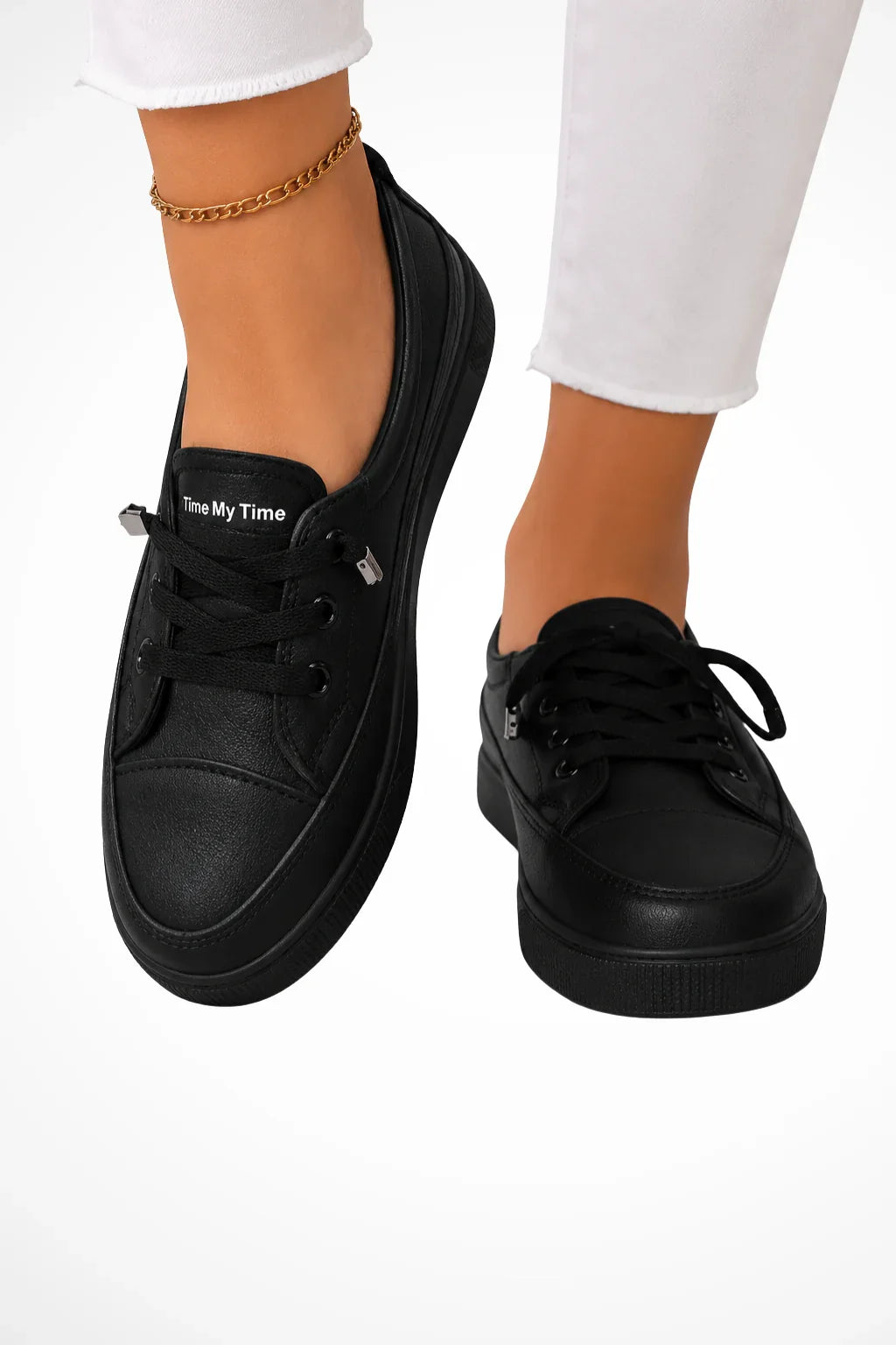 Edna | Women's Orthopedic Slip On Sneakers with Upper and Lace Up Closure